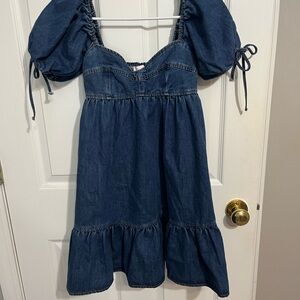 Pink Lily denim dress